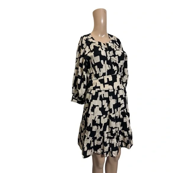 Ba&sh pulse printed mini dress black white - Picture 4 of 8